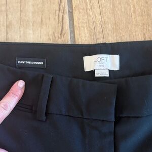 LOFT Elegant Black Dress Trousers